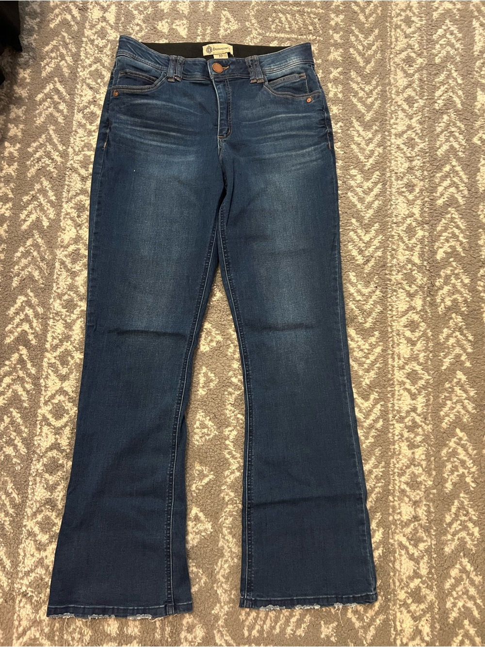 Democracy Dark Blue Flare Jeans size 10 (AA109)